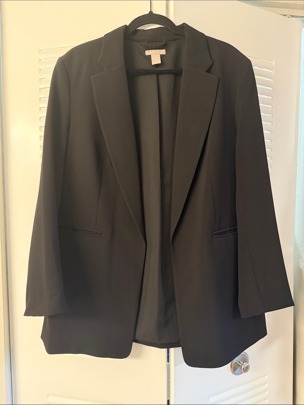 Classic Black oversized Women's Blazer - Professional Jacket